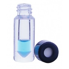 W986282NG - Fiole V Vial® 0,3 mL col filete en verre clair borosilicate de Type I avec bouchon 8-425 à haut ouvert 