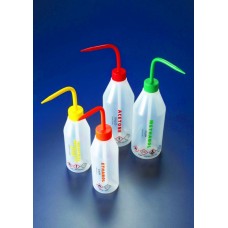 WGF532P - Pissette ronde forme bouteille LDPE methanol bouchon vert 250ml
