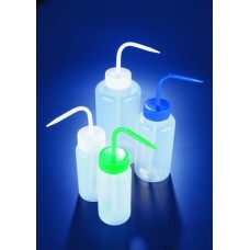 WGW238P - Pissette col large LDPE 500ml bouchon jaune, sans systeme anti-goutte