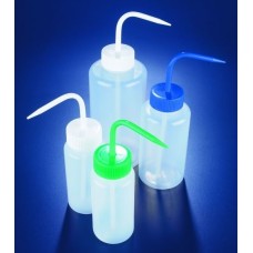 WGW444P - Pissette col large LDPE 1000ml bouchon jaune, sans systeme anti-goutte