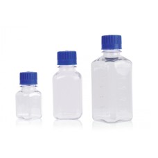 WPBGC0500SB - Flacon de milieu carre, sterile, PETG, 500 mL 