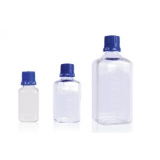 WPBGC2000S -  Flacon de milieu carre avec bouchon à temoin d'integrite, PETG, 2000 mL 