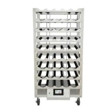 WRBMR5091-C - Appareil à rouleaux R2P 2.0 modulaire, 9 etageres amovibles, 5 places par etagere, à entraînement par le bas, avec capteurs de temperature et batterie de secours (l'alarme de rotation est dejà incluse dans le 