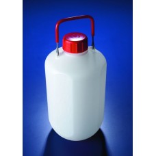 BGH022 - Bonbonne hexa PE avec bouchon vissant 1 poignee sans robinet 5 l