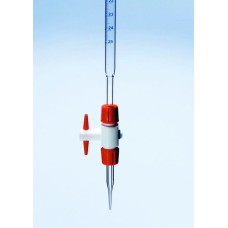 BRB264P - Burette à voie unique cle PTFE classe B 25ml, Gamme Modular