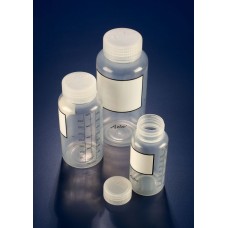 BLP0125PGRAD - Flacon rond gradue col large PP bouch plage de marquage 125ml