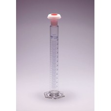 CRC302 - Eprouvette  graduee bleu bouche MBL pied hexagonal classe B 10ml CN10/19