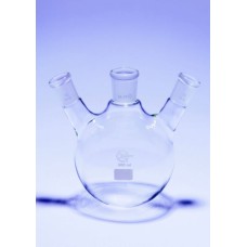 FR25/1S/11A - Ballon à fond rond 25ml CN14/23 2 tubulures laterales obliques CN14/23