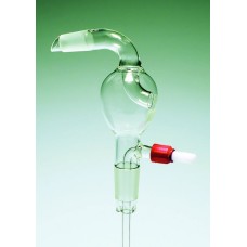 SH7/23/SC - Tete de distillation avec ampoule de garde et prise vapeurs, rodages 19/26