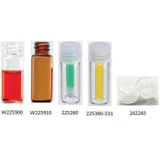 W240581A - Septa 8 mm en PTFE beige et silicone 