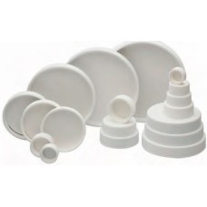W240851 - Bouchon noir en polypropylene à haut ouvert avec joint PTFE silicone fendu, dimension 15-425 